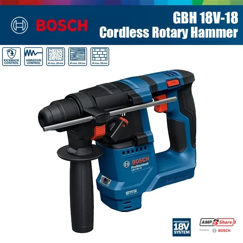 Bosch GBH 18V-18 Cordless Rota - Power Tools Professional 评论和价格